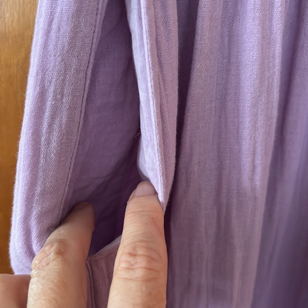 Me+Em Orchid Cheesecloth Dress - Picture 3 of 6